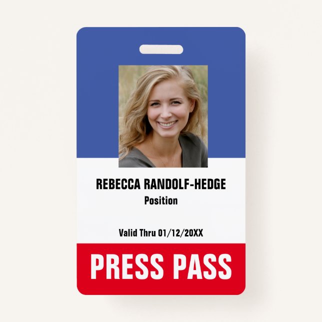 BESONDERER VERANSTALTUNGSPASS - Foto I.D. Ausweis (Vorderseite)