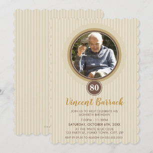 BESONDERES EREIGNIS INVIERT schönes Foto-Spot-Gold Einladung