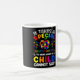 Besonderes Paraprofessional Autismus Awareness Kaffeetasse