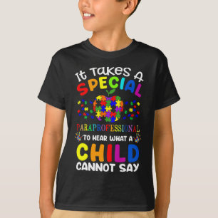 Besonderes Paraprofessional Autismus Awareness T-Shirt