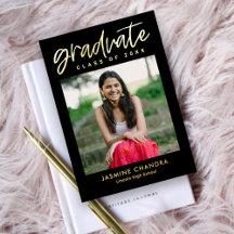 Besonders Coole Foil Abschluss bearbeitbare Farbfo