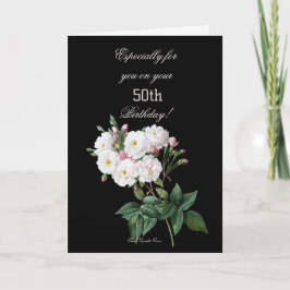 Besonders für Sie am 50. Geburtstag Karte