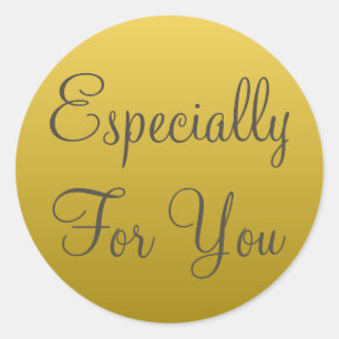 Besonders für Sie Geschenkanhänger Runder Aufkleber