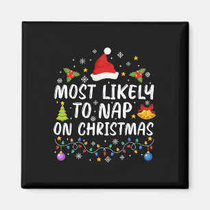 Besonders lustig ist das Nickerchen an Weihnachten Magnet