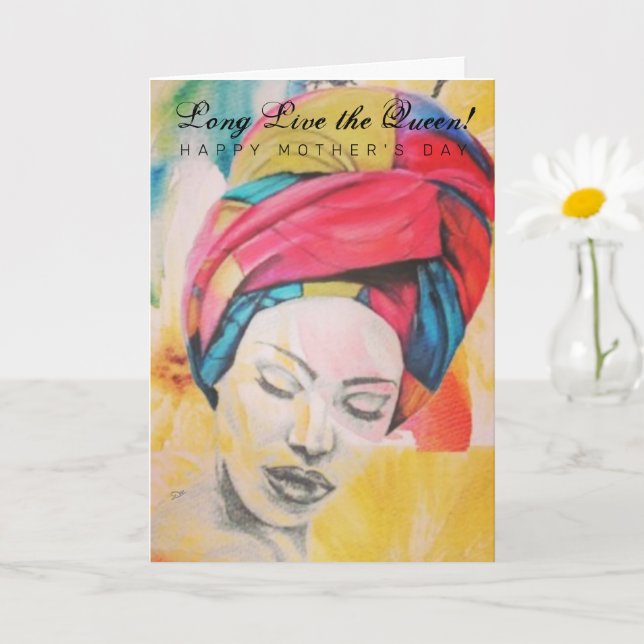 BESONDERS - Muttertagskarte Karte (Kleine Pflanze)