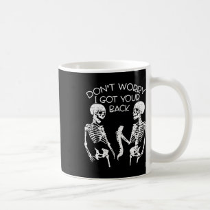 Besorgnis erregend, dass ich Ihr Halloween Skeleto Kaffeetasse