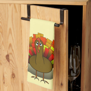 Besorgnis erregender Erntedank der Türkei Geschirrtuch