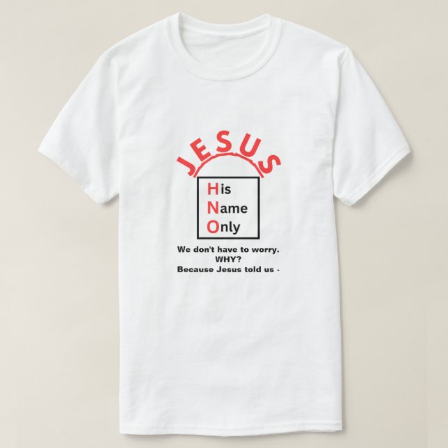 Besorgnis nicht T-Shirt (Design vorne)