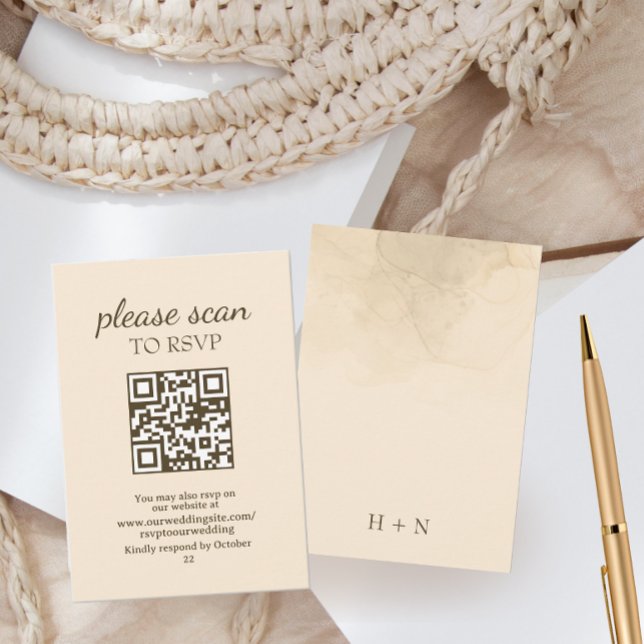 Bespoke Marbled Villa Wedding Website UAWG RSVP Karte (Von Creator hochgeladen)