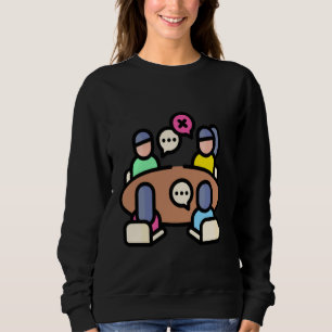 Besprechung im Konferenzraum Vorstandssitzung O Sweatshirt