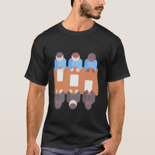 Besprechung im Konferenzraum Vorstandssitzung O T-Shirt