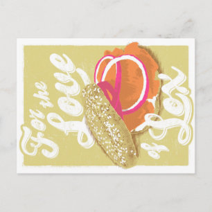 Besser als Bacon!!! Postkarte