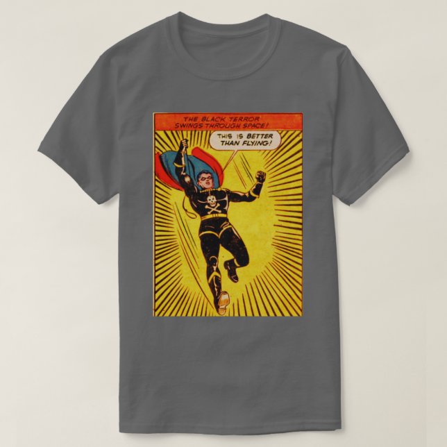 Besser als das Fliegen der Retroästhesie T-Shirt (Design vorne)