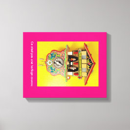 Besser als eine Kuckucksuhr? Eine gewickelte Leinw Leinwanddruck