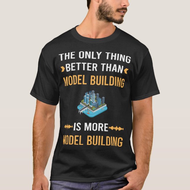 Besser als Model-Gebäude T-Shirt (Vorderseite)