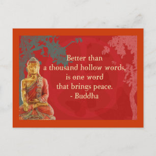 Besser als tausend hohle Worte.. Postkarte