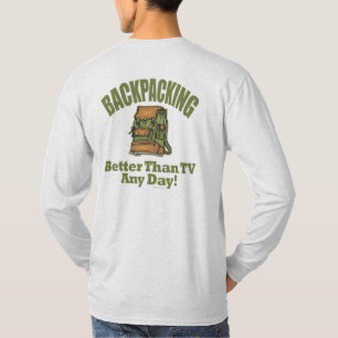 Besser als TV - Backpacken T-Shirt