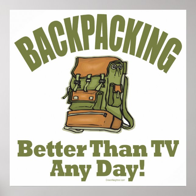 Besser als TV - Rückpacken Poster (Vorne)