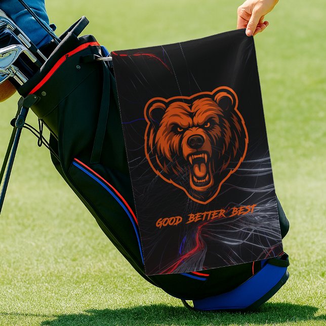 Besser, am besten, niemals ruhen lassen golfhandtuch (Von Creator hochgeladen)