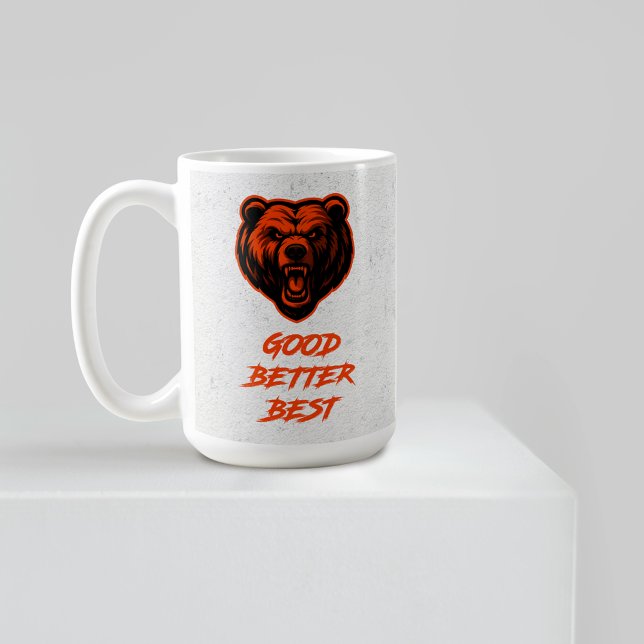 Besser, am besten, niemals ruhen lassen kaffeetasse (Von Creator hochgeladen)