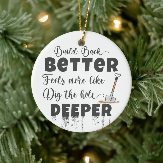 Besser bauen fühlt sich eher an keramik ornament (Baum)