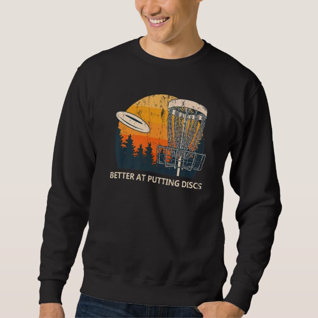 Besser beim Schneiden von Festplatten Freunde Disk Sweatshirt (Vorderseite)
