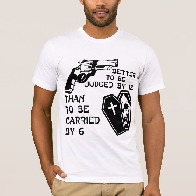 besser beurteilt durch 12 als durch 6 # T-Shirt (Vorderseite)