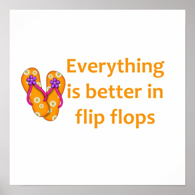 Besser in Flip Flops Poster (Vorne)