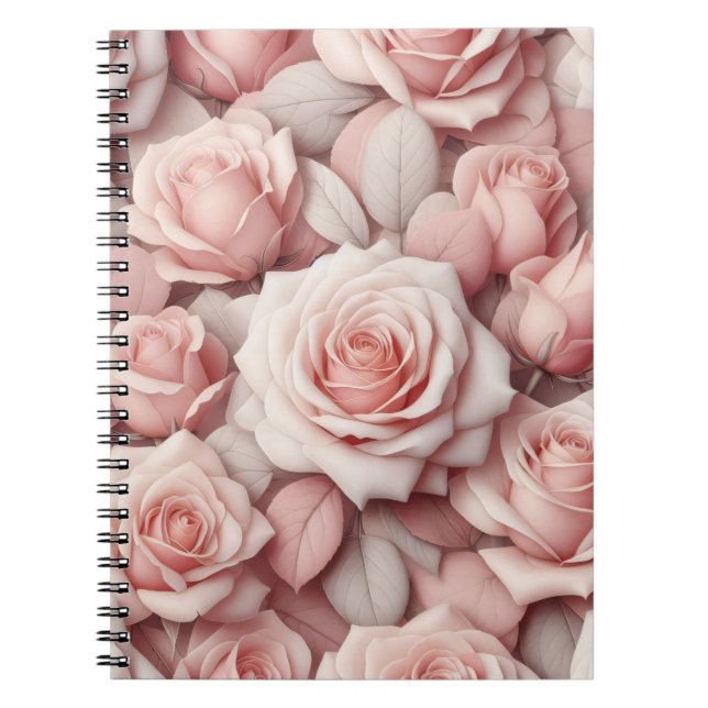 Besser in rosa Rosen Notizblock (Vorderseite)