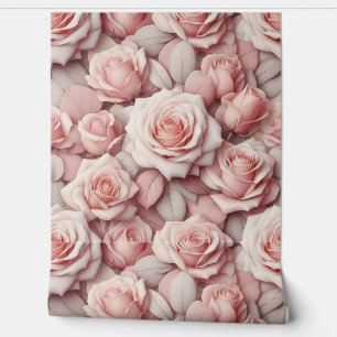 Besser in rosa Rosen Tapete
