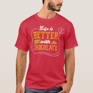 Besser ist das Leben mit süßem Zucker-Eissprinkle T-Shirt