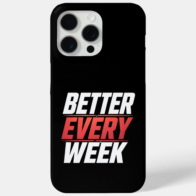 BESSER JEDE WOCHE Case-Mate iPhone HÜLLE (Rückseite)