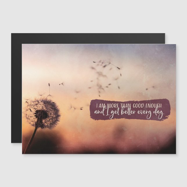 Besser jeden Tag Magnetkarte (Vorne/Hinten)