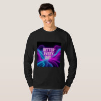 Besser jeden Tag T-Shirt | Abstrakte Reisebewegung