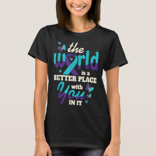 Besser mit dir Selbstmordbewusstsein Psychische Ge T-Shirt