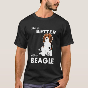 Besser mit einem Beagle für den Beagle T-Shirt