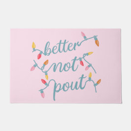 Besser, nicht Niedlich Pink Weihnachten Fußmatte