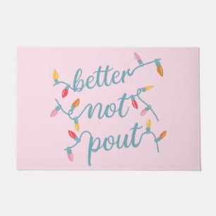 Besser, nicht Niedlich Pink Weihnachten Fußmatte