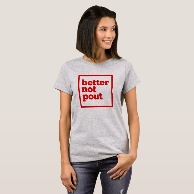 Besser nicht. T-Shirt (Vorne ganz)