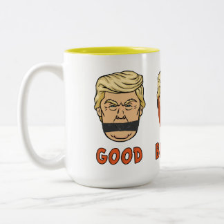 Besser Trumps Kopf für Demokraten Zweifarbige Tasse