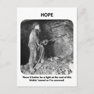 Besser zu sein, am Ende des Postkarte