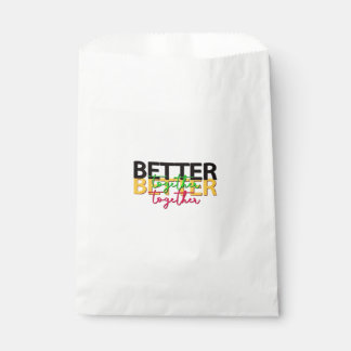 Besser zusammen als eine Familie herzlicher Stil Geschenktütchen