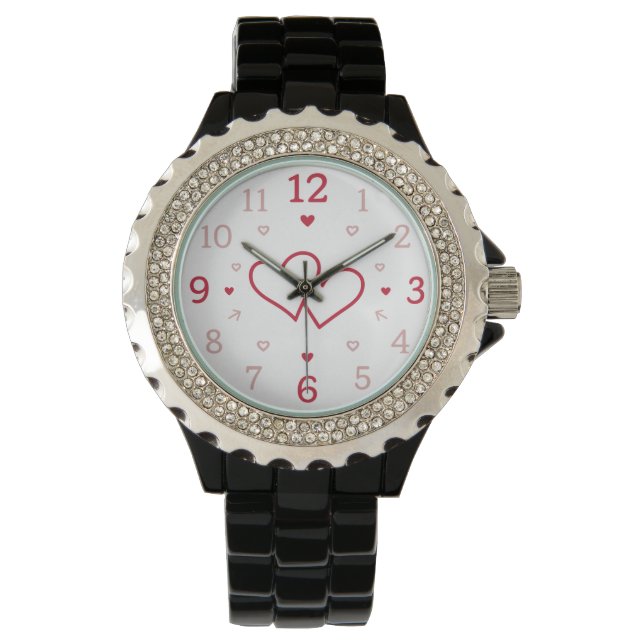 Besser Zusammen – Romantisch Armbanduhr (Vorderseite)