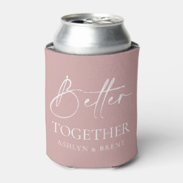 Besser zusammen Rosa Wedding Can Cooler/Koozie Dosenkühler
