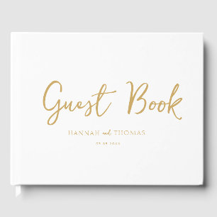 Besser zusammen! Weiße Hochzeit Gästebuch