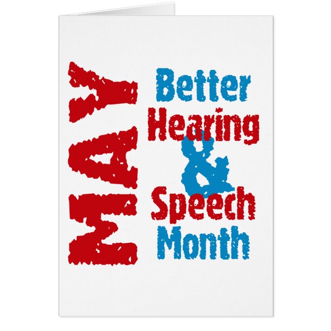 Bessere Anhörung u. Sprache-Monat (Vorne)