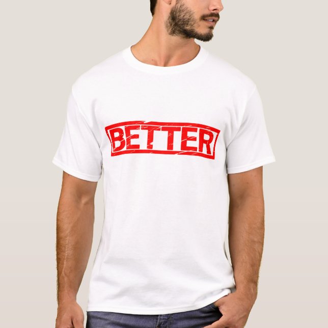 Bessere Briefmarke T-Shirt (Vorderseite)