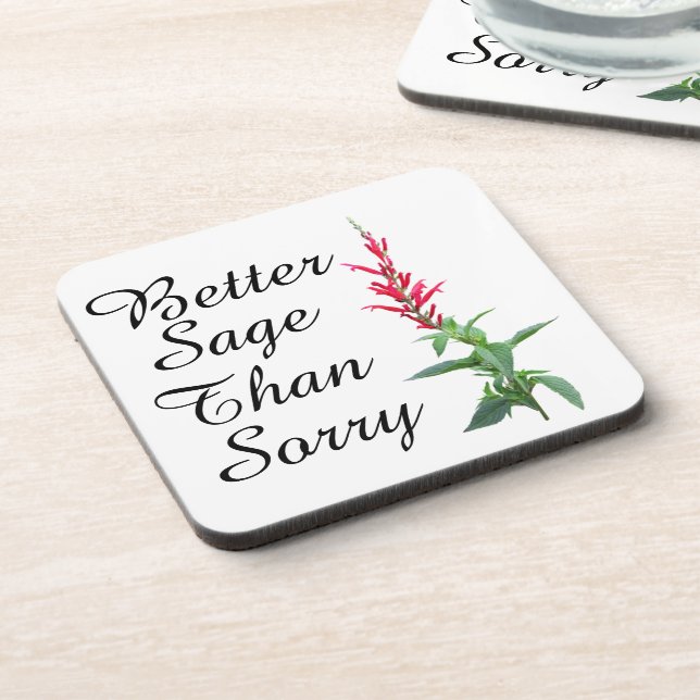 Bessere Größe als Sorry Beverage Coaster Getränkeuntersetzer (Linke Seite)
