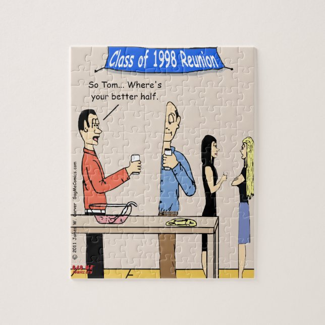 "Bessere Hälfte" Puzzle (Vertikal)