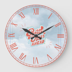 Bessere Tage Große Wanduhr